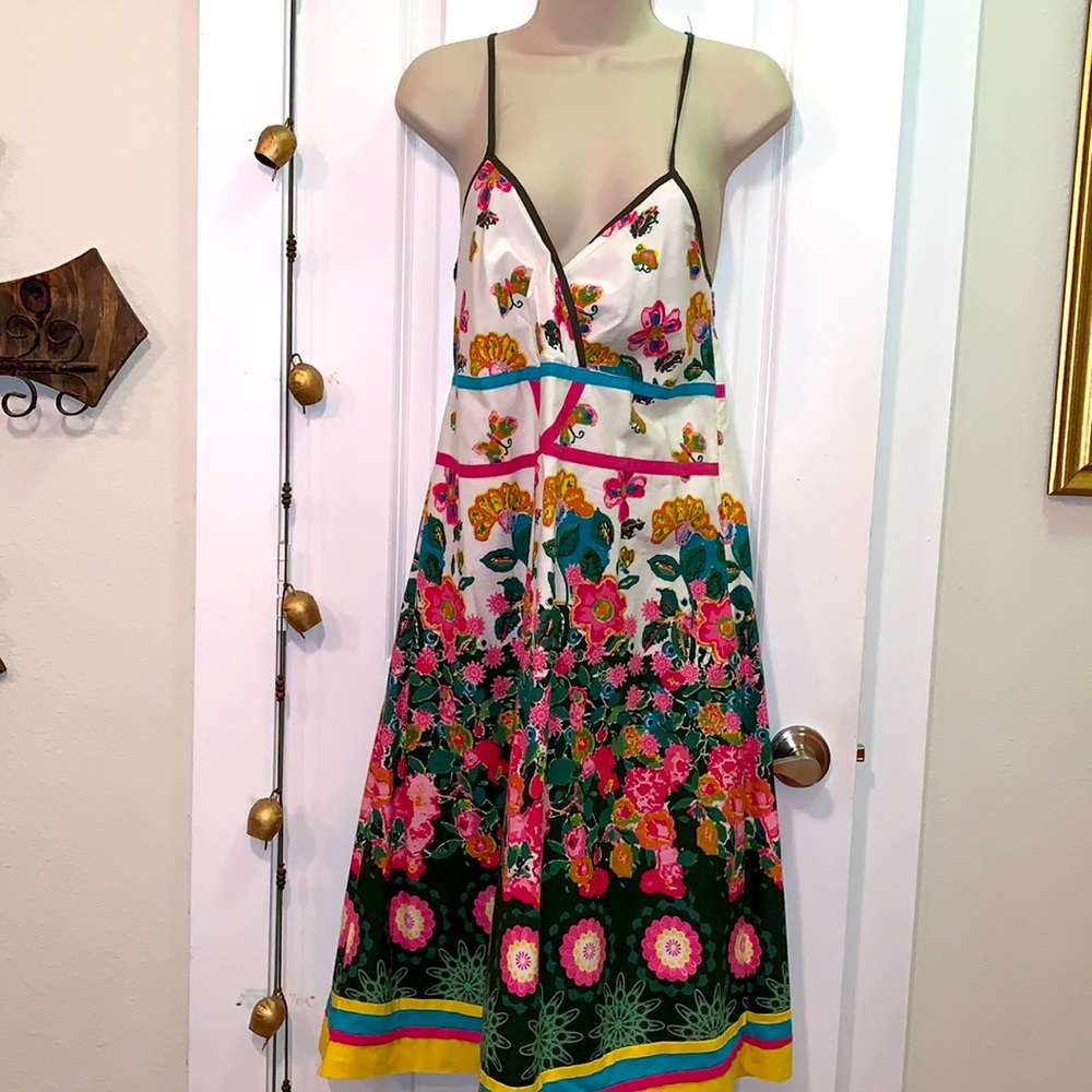 Desigual Halter Sundress Mixed Floral